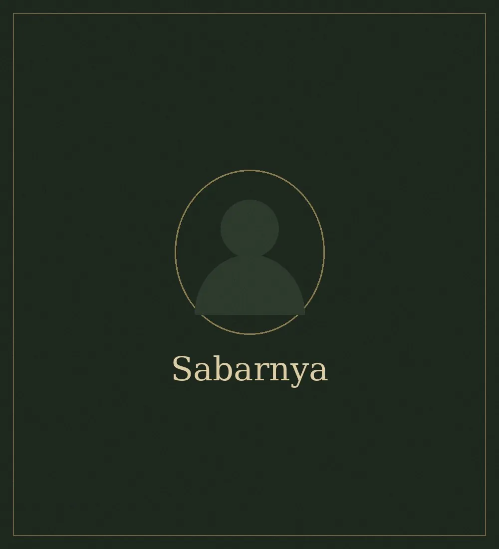 Portrait of Sabarnya